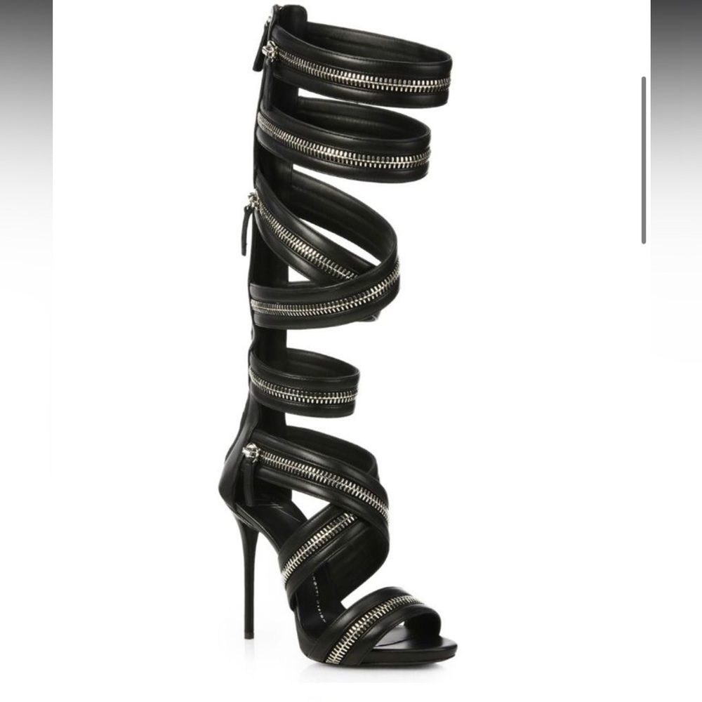 Giuseppe Zanotti Black Strappy Heels - Picture 2 of 4